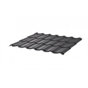Металлочерепица Монтеррей СПК 0,45 RAL 7024 Серый графит
