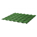 Металлочерепица Монтеррей Ретро СПК 0,4 RAL 6002 Зеленый лист