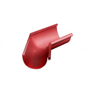 Угол желоба внутренний 135˚ GrandLine 125 мм RAL 3011 Коричнево-красный