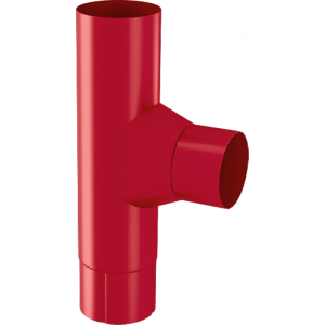 Тройник трубы AquaSystem 90 RR29 Красный 