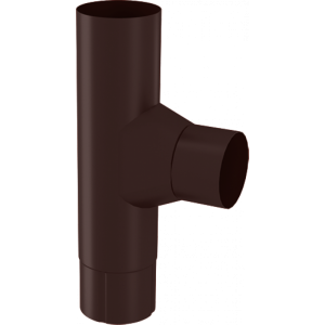 Тройник трубы AquaSystem 90 RR32 Темно-коричневый 
