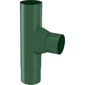 Тройник трубы AquaSystem 90 RAL6005 Зеленый мох 