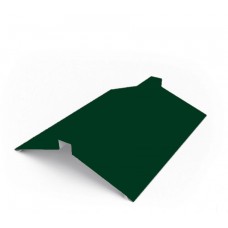 Конёк фигурный 150х150х2000мм зелёный мох (RAL 6005)