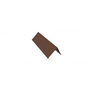 Конёк плоский 150х150х2000мм шоколад (RAL 8017)