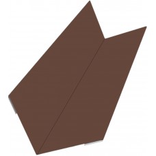 Угол внутренний 50х50х2000мм шоколад (RAL 8017)