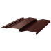 Сайдинг металлический Корабельная доска 228/255 0,4 RAL 8017 Шоколад