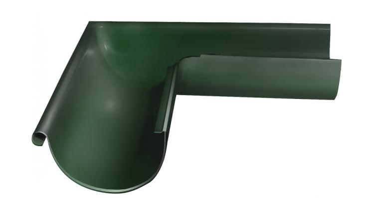 Угол желоба внешний 90˚ GrandLine 125 мм RR 11 Темно-зеленый