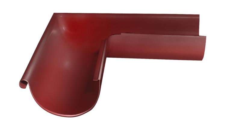 Угол желоба внешний 90˚ GrandLine 125 мм RR 29 Красный