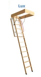 Чердачная лестница LUX 70х120х300 см 