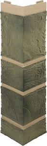 Угол Фасадный Альта-Профиль Камень Малахит